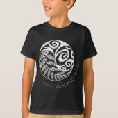 New Zealand Rugby Maori Insred Kiwi & Silver F T-shirt (Voorkant)