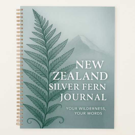 New Zealand Silver Fern Journal – Wilderness  Planner (Voorkant)