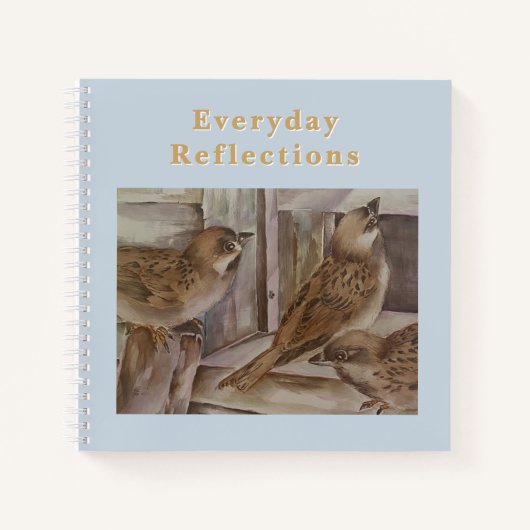 New Zealand Sparrow Bird Journal Notitieboek (Voorkant)