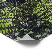 New Zealand Trees & Rock, van Lynda Vugler Poster (Hoek)