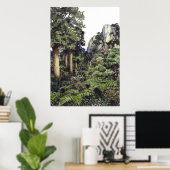 New Zealand Trees & Rock, van Lynda Vugler Poster (Thuiskantoor)