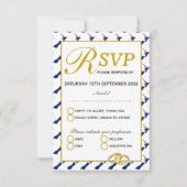NEW ZEALAND Wedding Celebration RSVP Response Kaar (Voorkant)