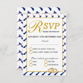 NEW ZEALAND Wedding Celebration RSVP Response Kaar (Voorkant / Achterkant)