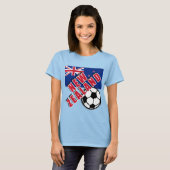 NEW ZEALAND World Soccer Fan Tshirts (Voorkant volledig)