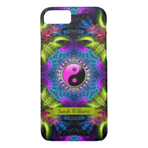 NewAge YinYang Neon Psychedelic iPhone 7 Hoesje