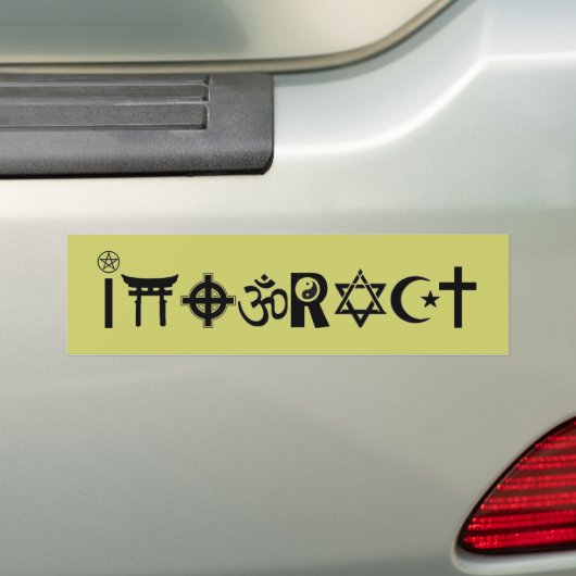 newandimprovedinteractie bumpersticker (Op auto)