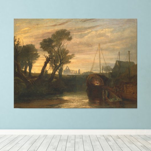 Newark Abbey  Canvas Afdruk (Insitu (Houten vloer))