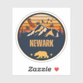 Newark, Californië Sticker (Vel)