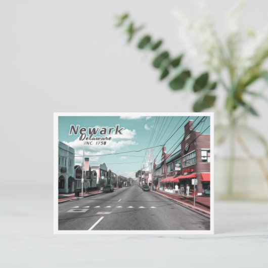 NEWARK DELAWARE BRIEFKAART (Staand voorkant)