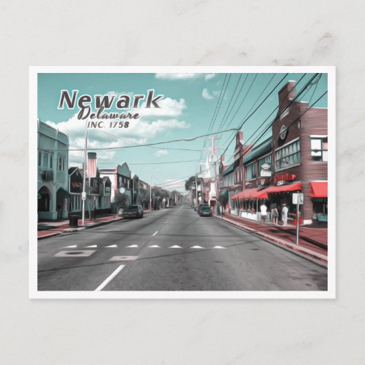 NEWARK DELAWARE BRIEFKAART (Voorkant)