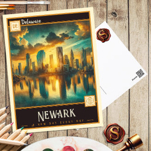 Newark, Delaware    BRIEFKAART