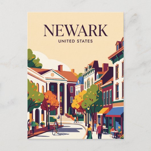 Newark Delaware Briefkaart (Voorkant)
