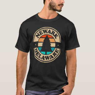 Newark Delaware DE Graphic Retro jaren '70 Souve T-shirt