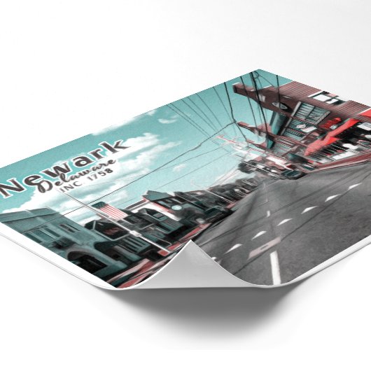 NEWARK DELAWARE POSTER (Hoek)