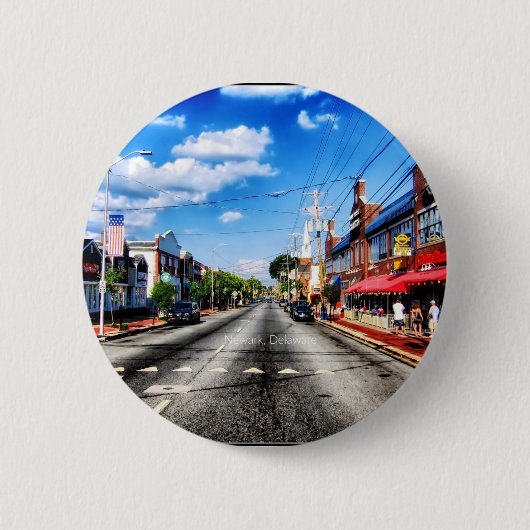 Newark, Delaware Ronde Button 5,7 Cm (Voorkant)
