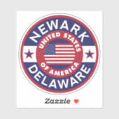 NEWARK, Delaware Sticker (Vel)