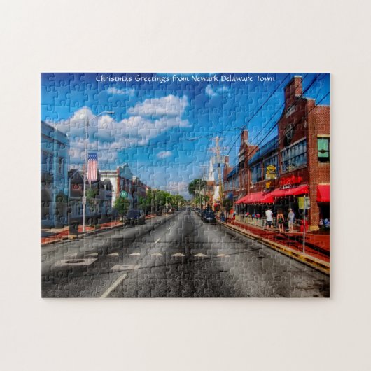 Newark Delaware Town. Jigzaag Puzzle Legpuzzel (Horizontaal)