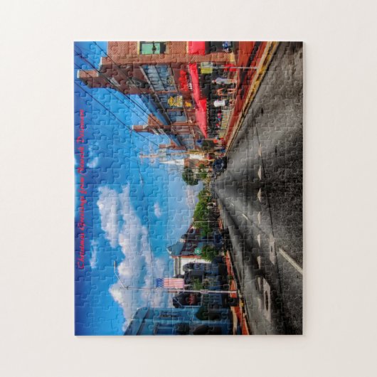 Newark Delaware Town. kerstcadeautjes Legpuzzel (Verticaal)