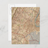 Newark en Elizabeth, New Jersey Briefkaart (Voorkant / Achterkant)