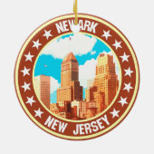 Newark Keramisch Ornament (Achterkant)