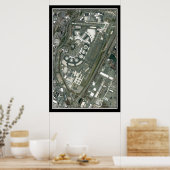 Newark Liberty Intl Airport Satellite Map Poster (Keuken)