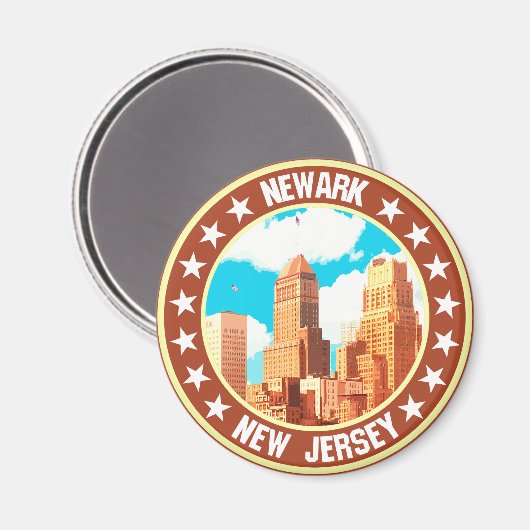 Newark Magneet (Voorkant / Achterkant)