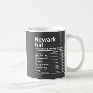 Newark Meisje Nj New Jersey Grappige Stad Thuis Ro Koffiemok