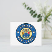 Newark New Jersey Briefkaart (Staand voorkant)