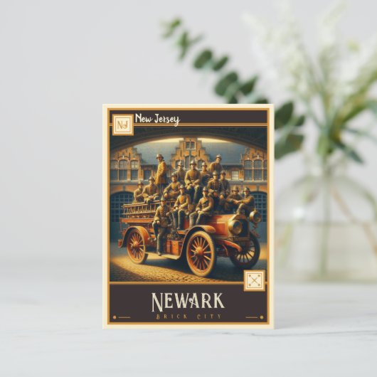 Newark, New Jersey |  Briefkaart (Staand voorkant)