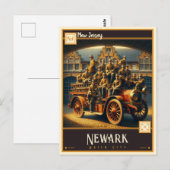 Newark, New Jersey |  Briefkaart (Voorkant / Achterkant)