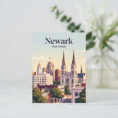 Newark, New Jersey Briefkaart (Staand voorkant)