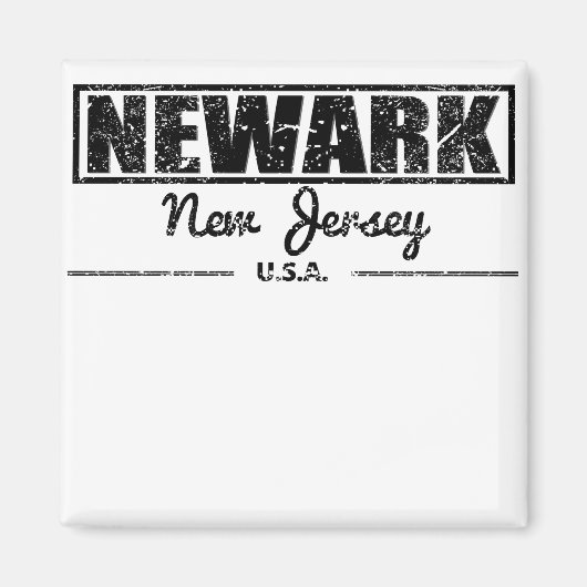 Newark New Jersey Magneet (Voorkant)