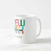 Newark New Jersey Mid Century, Pop Art, Koffiemok (Voorkant rechts)