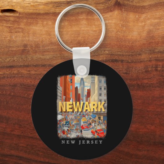 Newark New Jersey Nj Urban Energy Sd649  Sleutelhanger (Voorkant)