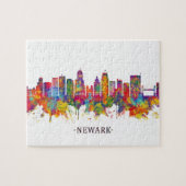 Newark New Jersey Skyline Legpuzzel (Horizontaal)