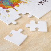 Newark New Jersey Skyline Legpuzzel (Zijkant)