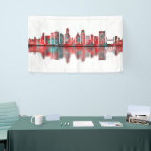 Newark New Jersey Skyline Spandoek (Beurs)