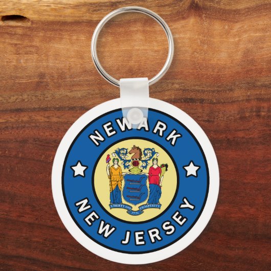 Newark New Jersey Sleutelhanger (Voorkant)