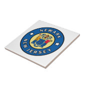 Newark New Jersey Tegeltje (Zijkant)