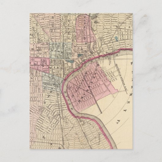 Newark, NJ Briefkaart (Voorkant)