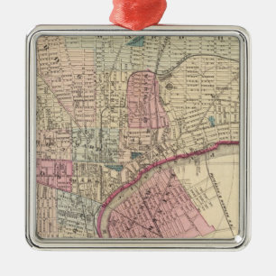 Newark, NJ Metalen Ornament