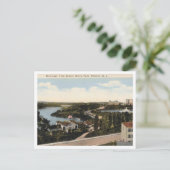 Newark NJ, Panorama Branch Brook Park jaren '20 Briefkaart (Staand voorkant)