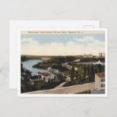 Newark NJ, Panorama Branch Brook Park jaren '20 Briefkaart (Voorkant / Achterkant)