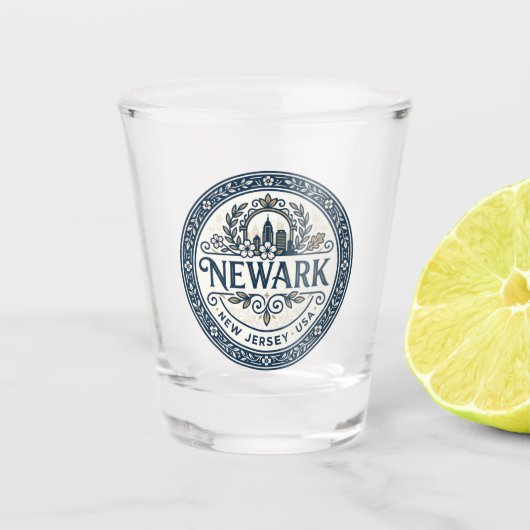 Newark USA Shot Glas (Voorkant)