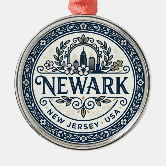 Newark VS Metalen Ornament (Voorkant)