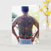 newartsweb - Mamma kreeg ik een tatoo! Kaart (Gele Bloem)