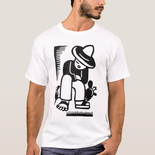 newartsweb - Sombreroman (blanco) T-shirt (Voorkant)