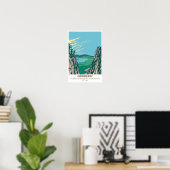 Newberry National Volcanic Monument Oregon  Poster (Thuiskantoor)