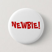 NEWBIE! KNOOP RONDE BUTTON 5,7 CM (Voorkant)