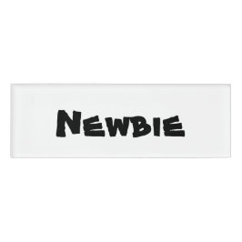 Newbie Name Tag